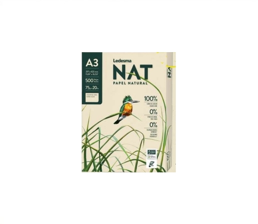 RESMA LEDESMA NAT BIO IRAM MULT. 75G A3 297X420MM